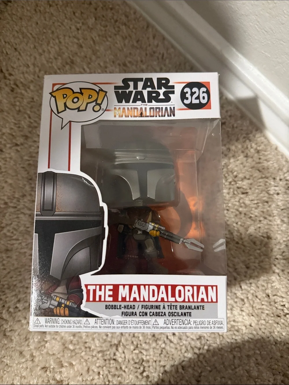 Funko Pop! The Mandalorian - Silver and Brown Helmet Figure